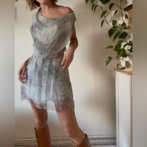 ✨ Vintage Seduction Silk Dress – Made in Italy (Fits S/M) ✨